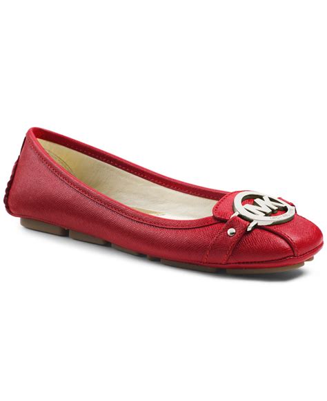 brick color flat shoes michael kors|Michael Kors flats on sale.